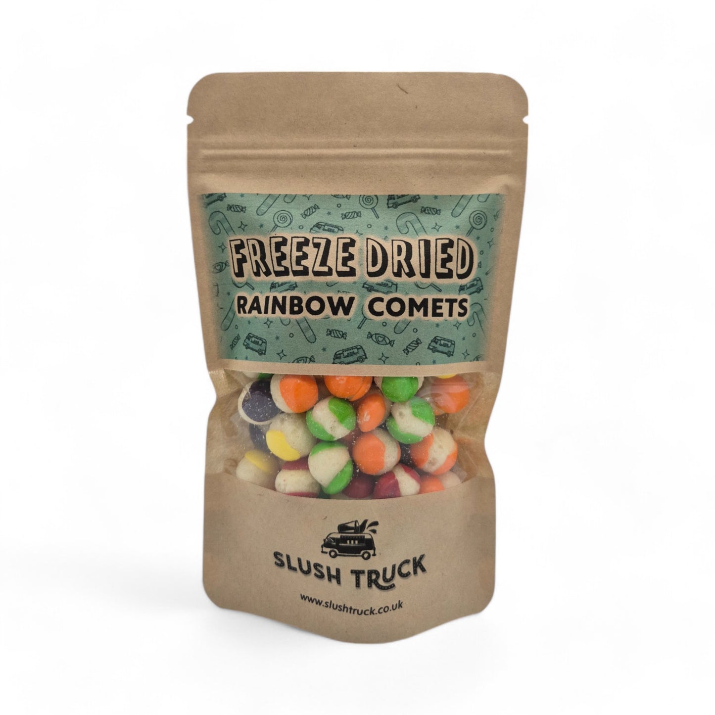 Freeze Dried Rainbow Comets Sweet Pouch