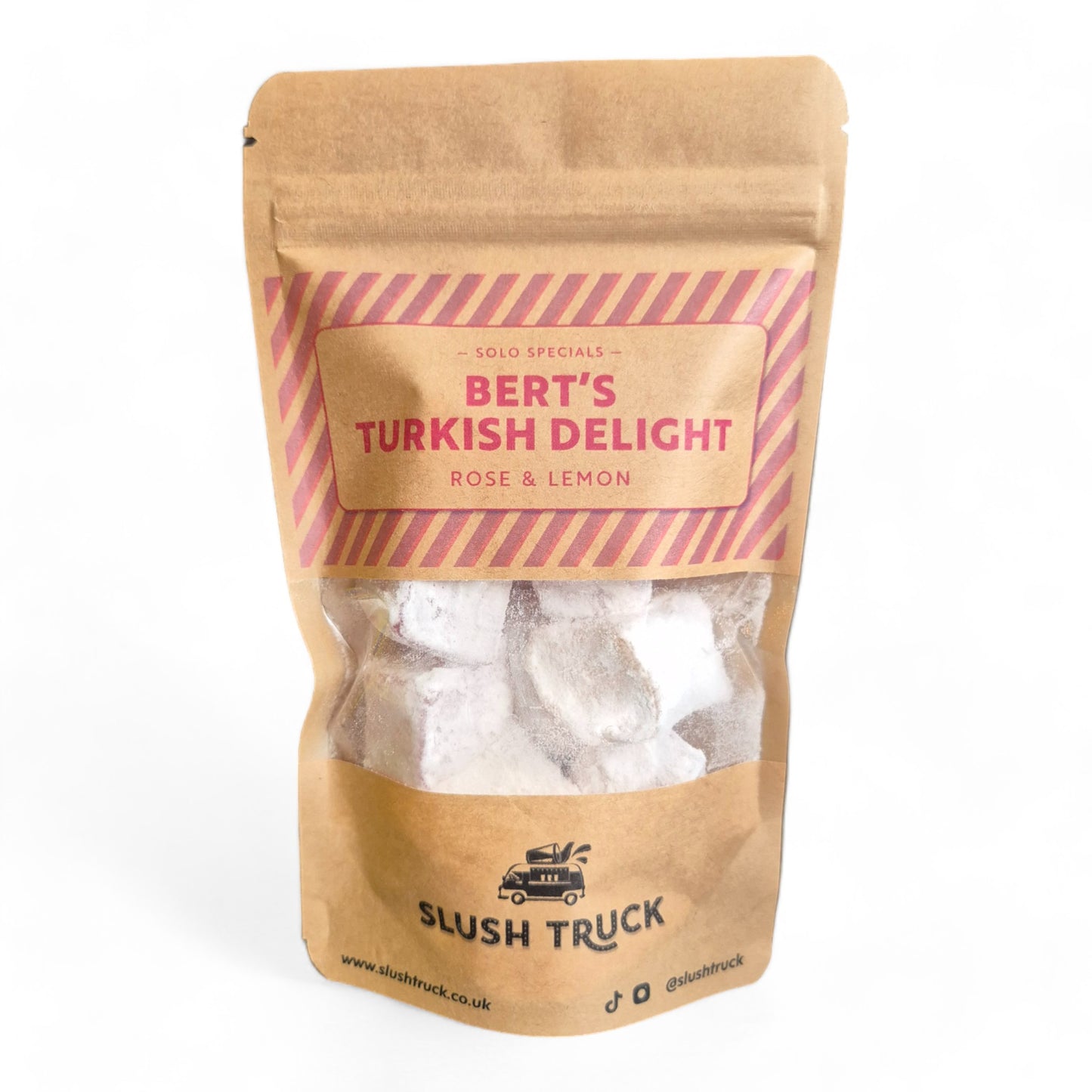 Bert's Turkish Delight Rose & Lemon Sweet Pouch