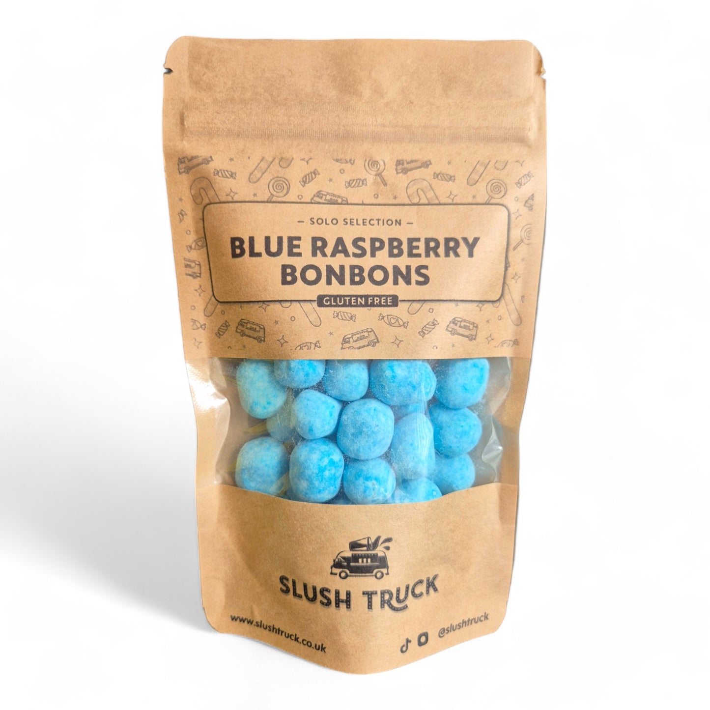 Blue Raspberry Bon Bons Sweet Pouch